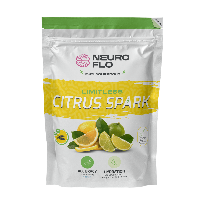 Citrus Spark Neuro Flo Limitless – Caffeine-Free